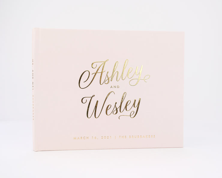 Real Foil Wedding Guest Book #180 by Starboard Press