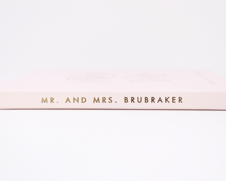Real Foil Wedding Guest Book #180 by Starboard Press