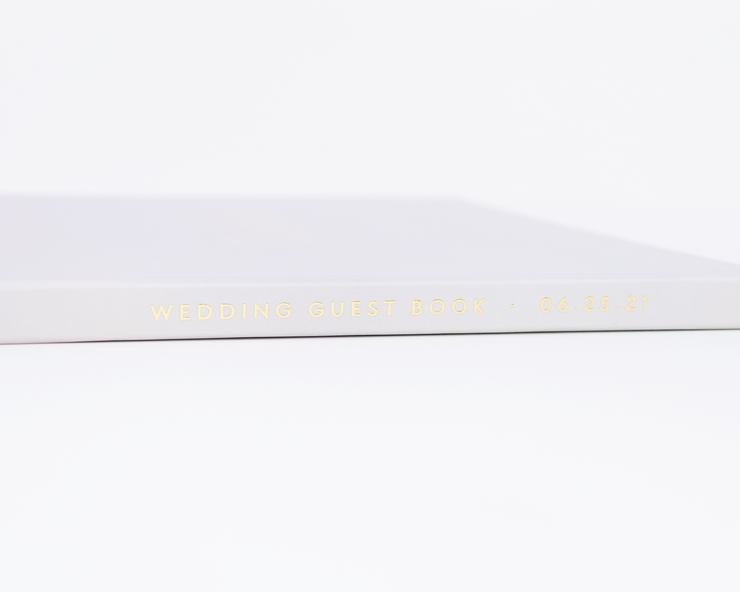 Real Foil Wedding Guest Book #181 by Starboard Press