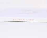 Real Foil Wedding Guest Book #182 by Starboard Press