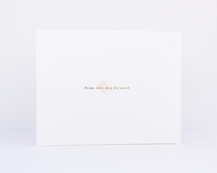 Real Foil Wedding Guest Book #183 by Starboard Press