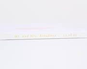 Real Foil Wedding Guest Book #183 by Starboard Press