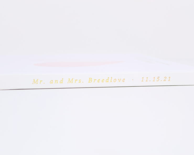 Real Foil Wedding Guest Book #183 by Starboard Press