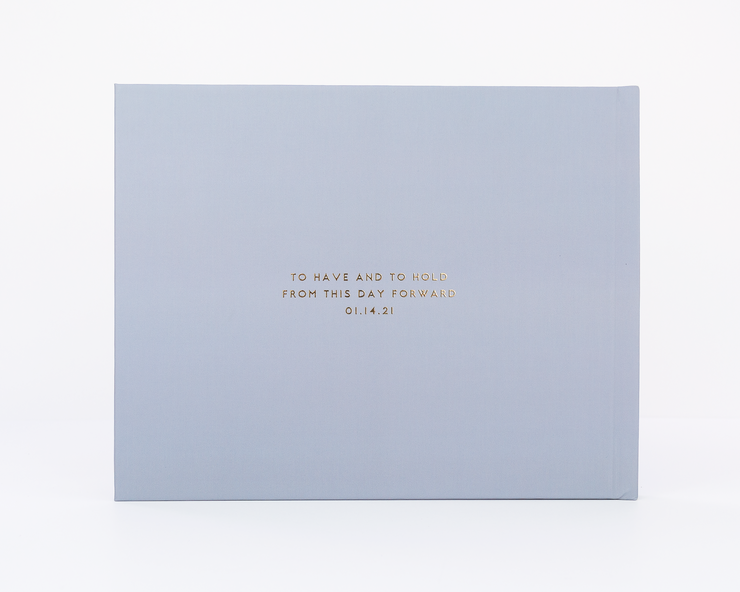 Real Foil Wedding Guest Book #185 by Starboard Press