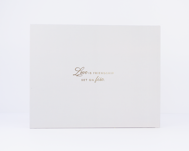 Real Foil Wedding Guest Book #189 by Starboard Press