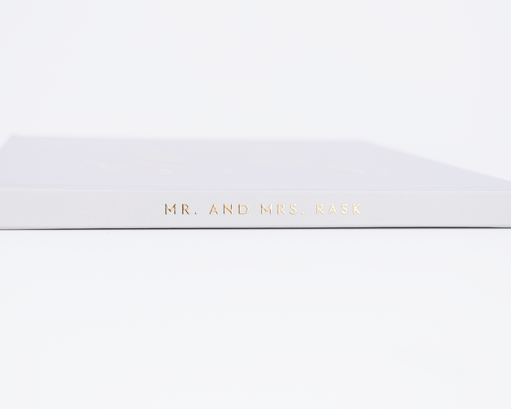 Real Foil Wedding Guest Book #189 by Starboard Press