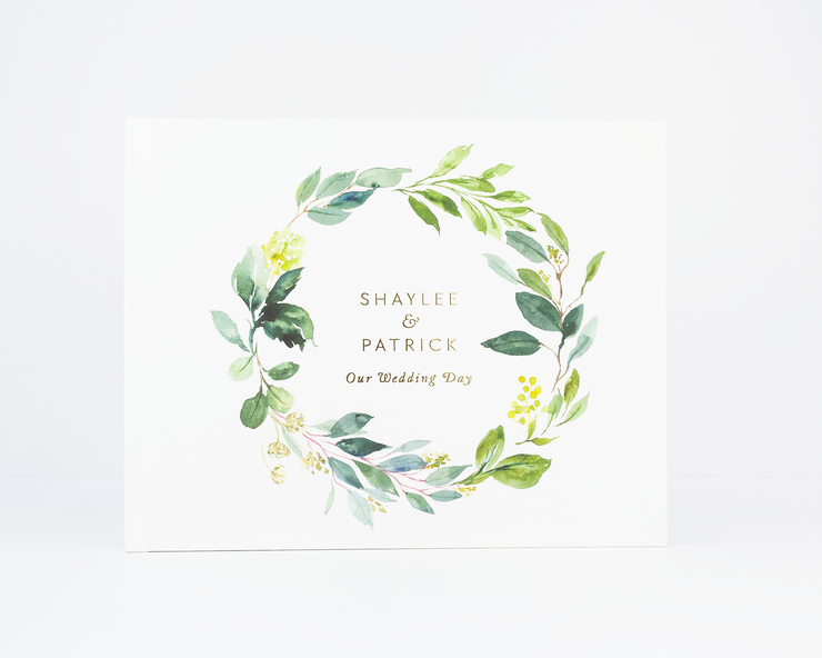 Real Foil Wedding Guest Book #190 by Starboard Press