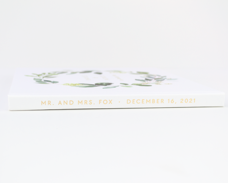 Real Foil Wedding Guest Book #190 by Starboard Press