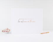 Real Foil Wedding Guest Book #083 by Starboard Press