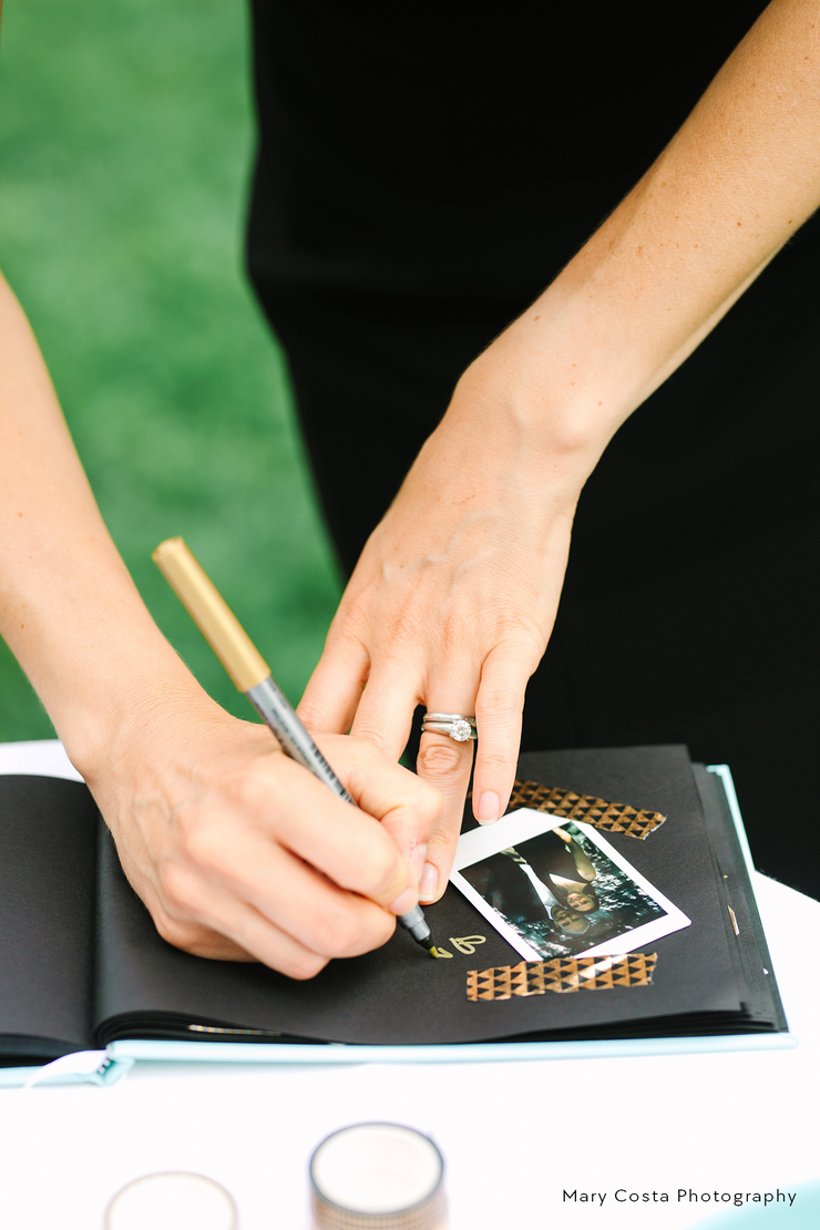 Real Foil Wedding Guest Book #002 by Starboard Press