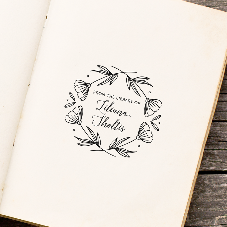 From the Library of Stamp, Ex Libris Stamp #054 by Starboard Press