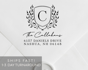 Return Address Stamp, Custom Rubber Stamp #050 by Starboard Press