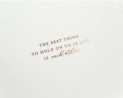Real Foil Wedding Guest Book #144 by Starboard Press