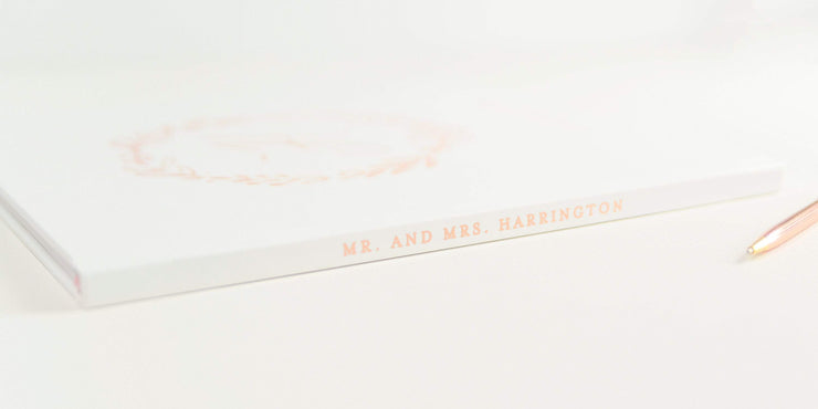 Real Foil Wedding Guest Book #144 by Starboard Press