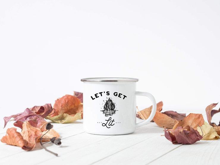 Let's Get Lit Camp Mug #003 by Starboard Press - Starboard Press