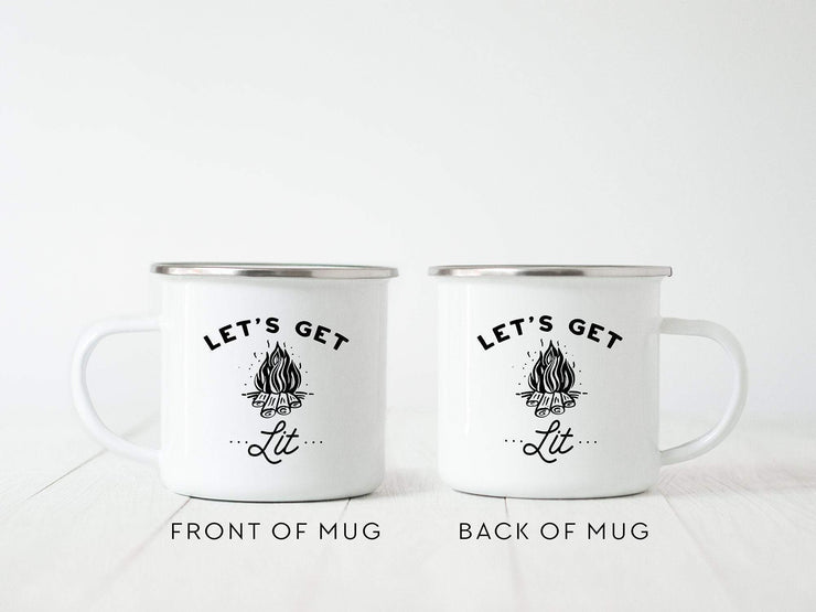 Let's Get Lit Camp Mug #003 by Starboard Press - Starboard Press