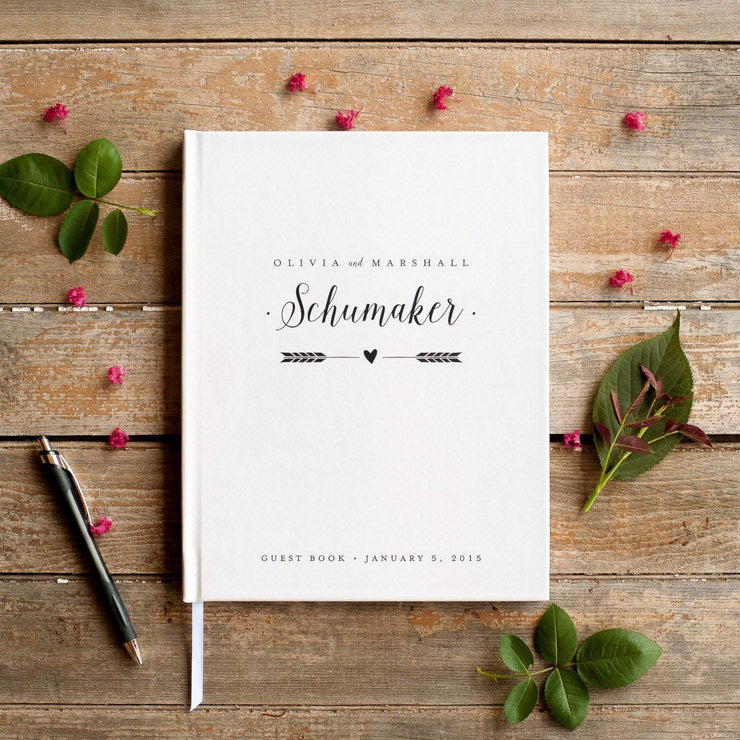 Portrait Wedding Guest Book #002   by Starboard Press
