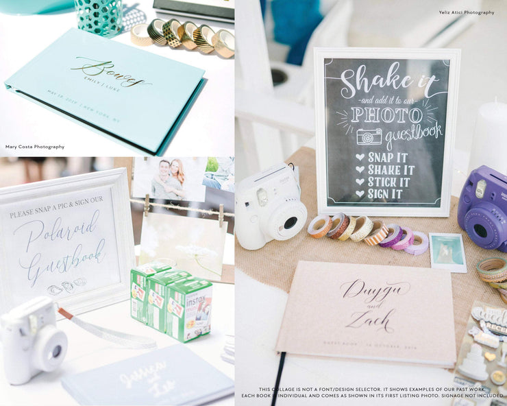 Portrait Wedding Guest Book #002   by Starboard Press
