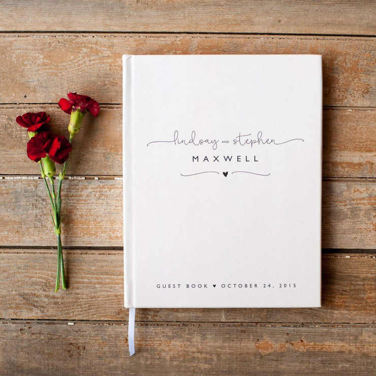 Portrait Wedding Guest Book #003   by Starboard Press