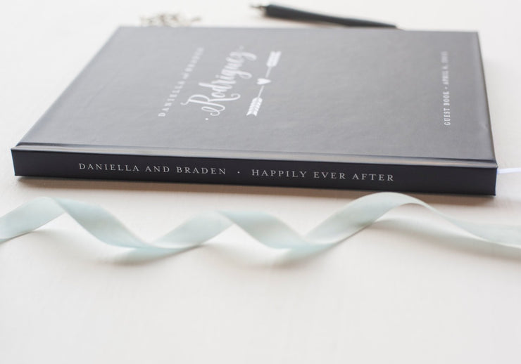 Portrait Wedding Guest Book #005   by Starboard Press