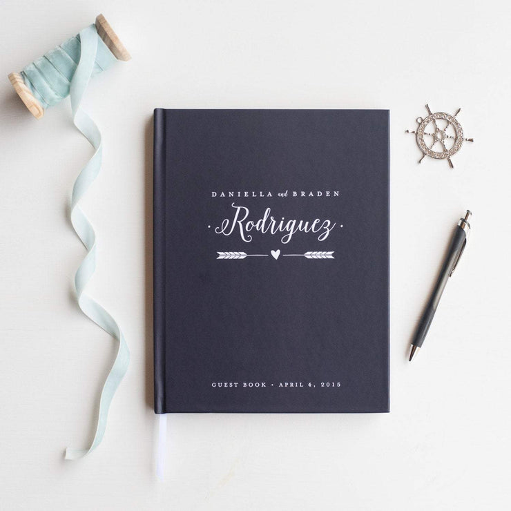 Portrait Wedding Guest Book #005   by Starboard Press