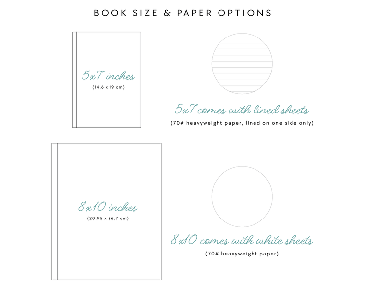 Portrait Wedding Guest Book #009 by Starboard Press - Starboard Press