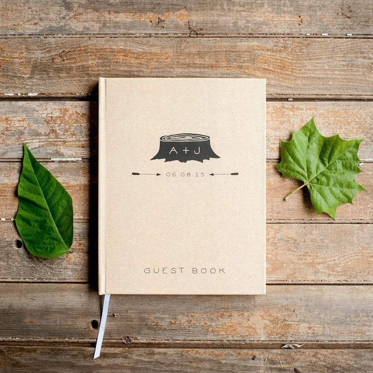 Portrait Wedding Guest Book #017   by Starboard Press