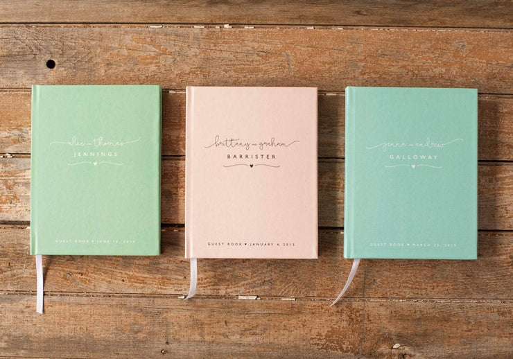 Portrait Wedding Guest Book #022   by Starboard Press