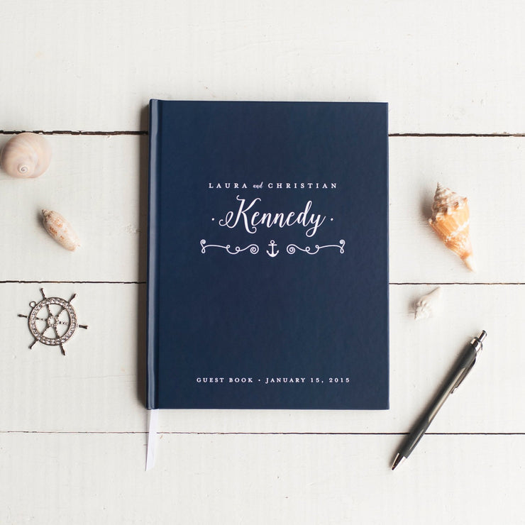 Portrait Wedding Guest Book #025   by Starboard Press