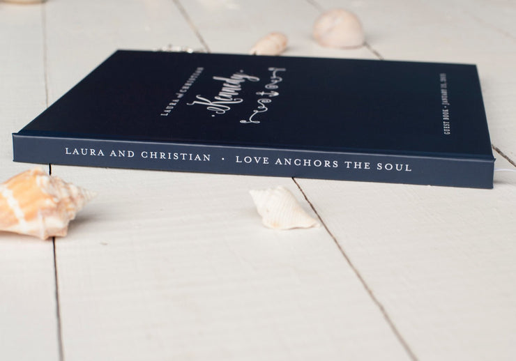 Portrait Wedding Guest Book #025   by Starboard Press