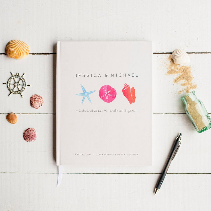 Portrait Wedding Guest Book #026   by Starboard Press