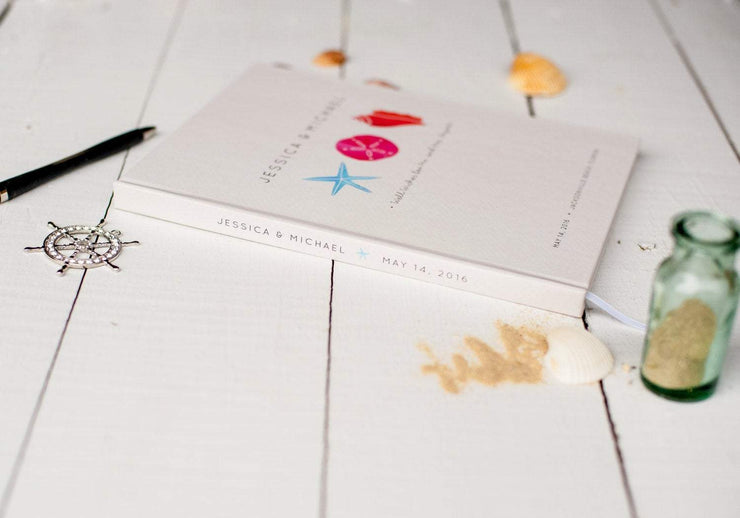 Portrait Wedding Guest Book #026   by Starboard Press