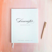 Portrait Wedding Guest Book #030   by Starboard Press