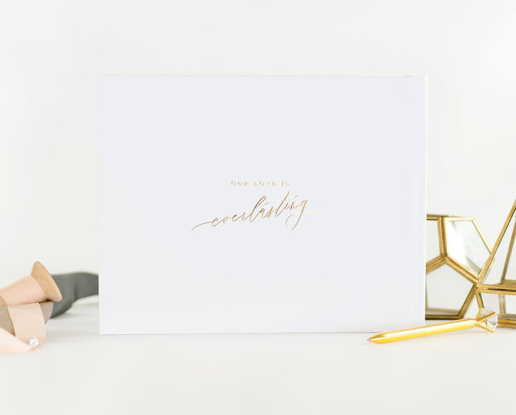 Real Foil Wedding Guest Book #001 by Starboard Press