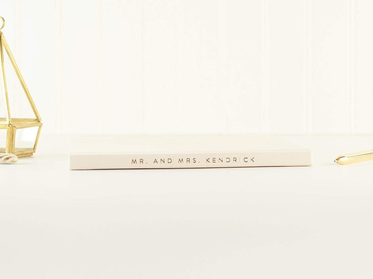Real Foil Wedding Guest Book #004 by Starboard Press