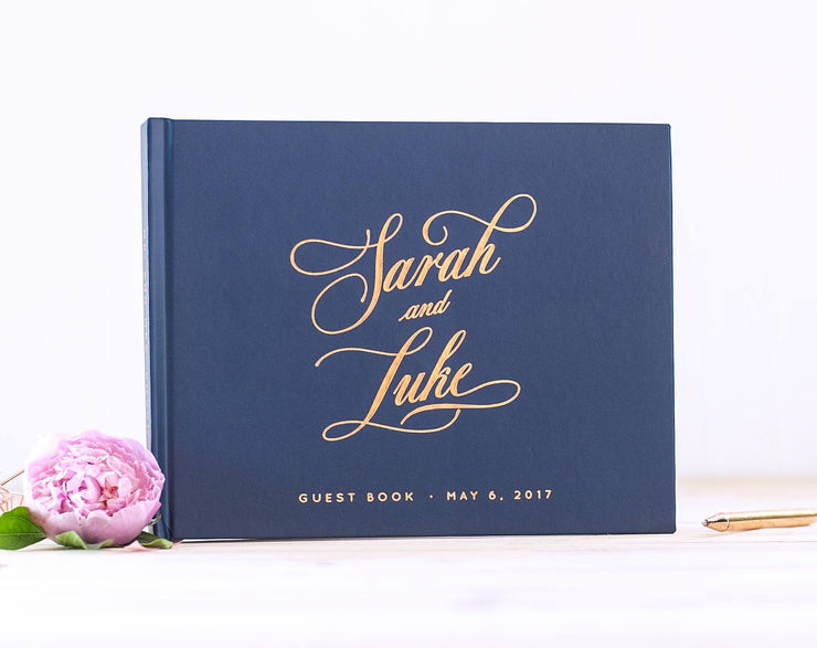 Real Foil Wedding Guest Book #005 by Starboard Press