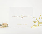 Real Foil Wedding Guest Book #007 by Starboard Press