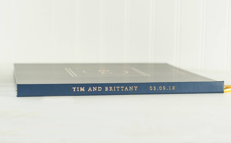 Real Foil Wedding Guest Book #009 by Starboard Press