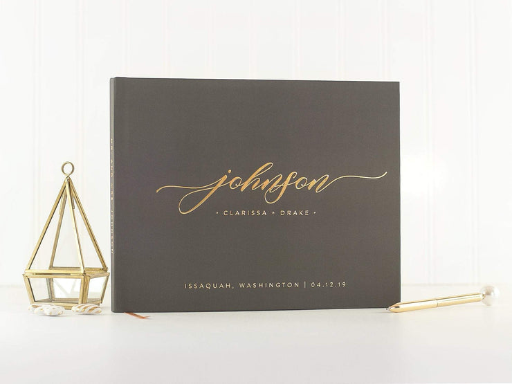 Real Foil Wedding Guest Book #011 by Starboard Press