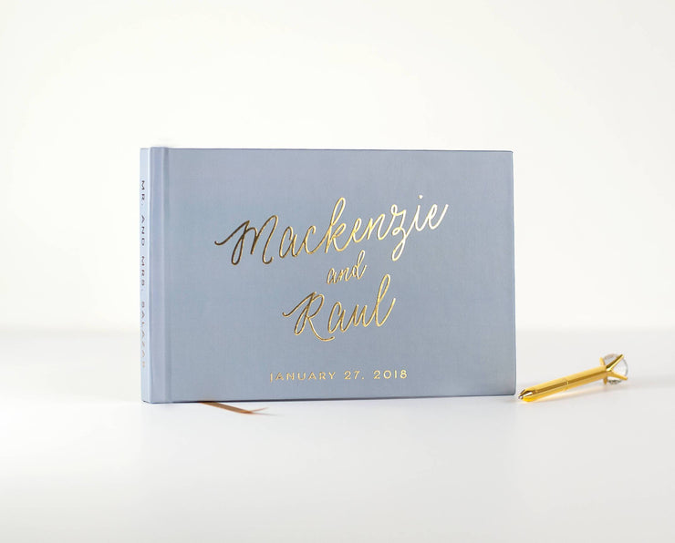 Real Foil Wedding Guest Book #014 by Starboard Press