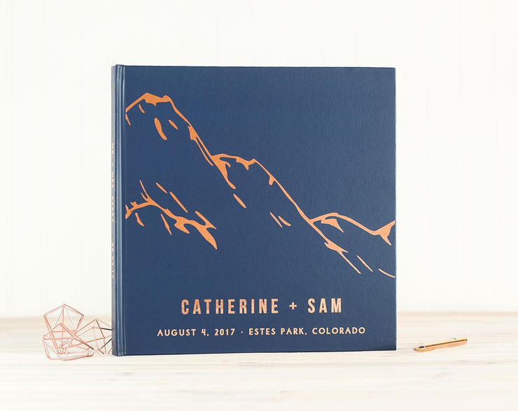 Real Foil Wedding Guest Book #017 by Starboard Press