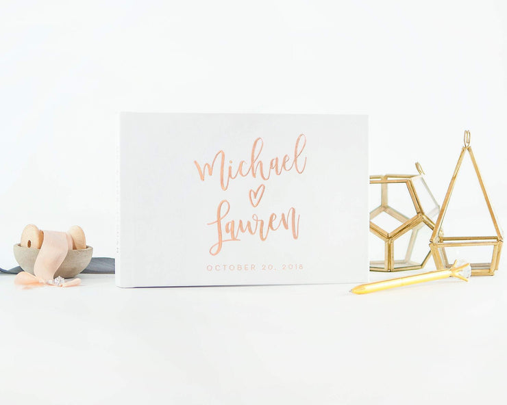 Real Foil Wedding Guest Book #020 by Starboard Press