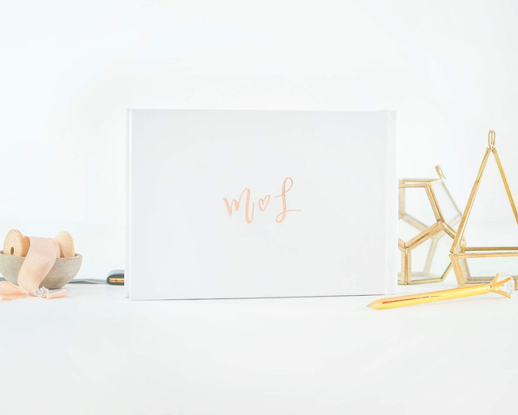 Real Foil Wedding Guest Book #020 by Starboard Press