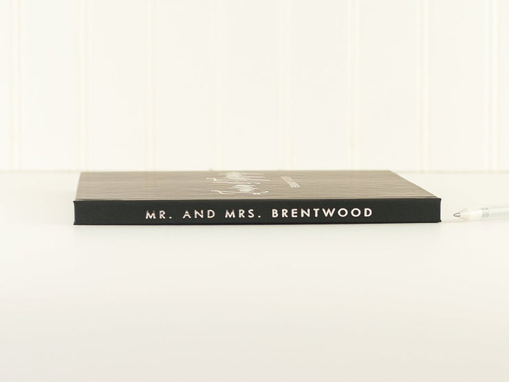 Real Foil Wedding Guest Book #023 by Starboard Press