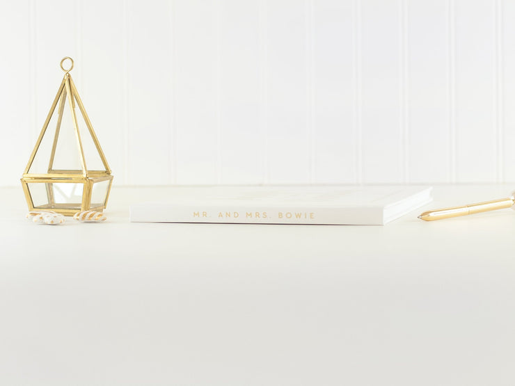 Real Foil Wedding Guest Book #025 by Starboard Press