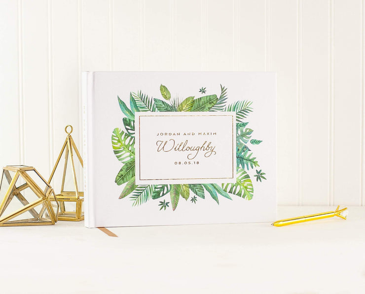 Real Foil Wedding Guest Book #026 by Starboard Press