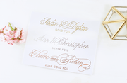 Real Foil Wedding Guest Book #028 by Starboard Press