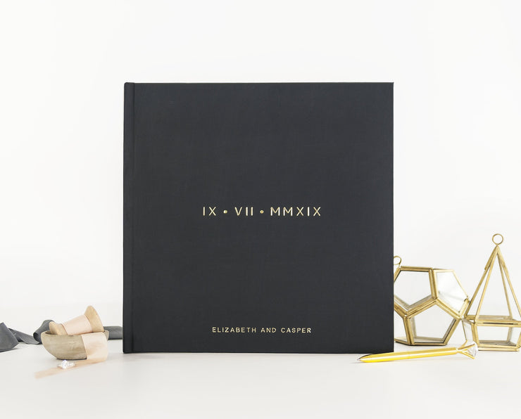 Real Foil Wedding Guest Book #030 by Starboard Press