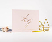 Real Foil Wedding Guest Book #037 by Starboard Press