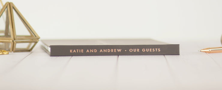 Real Foil Wedding Guest Book #038 by Starboard Press